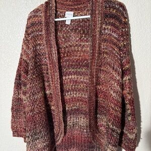 Chico's Earthy Tones Women's Cardigan, Chico’s size 2